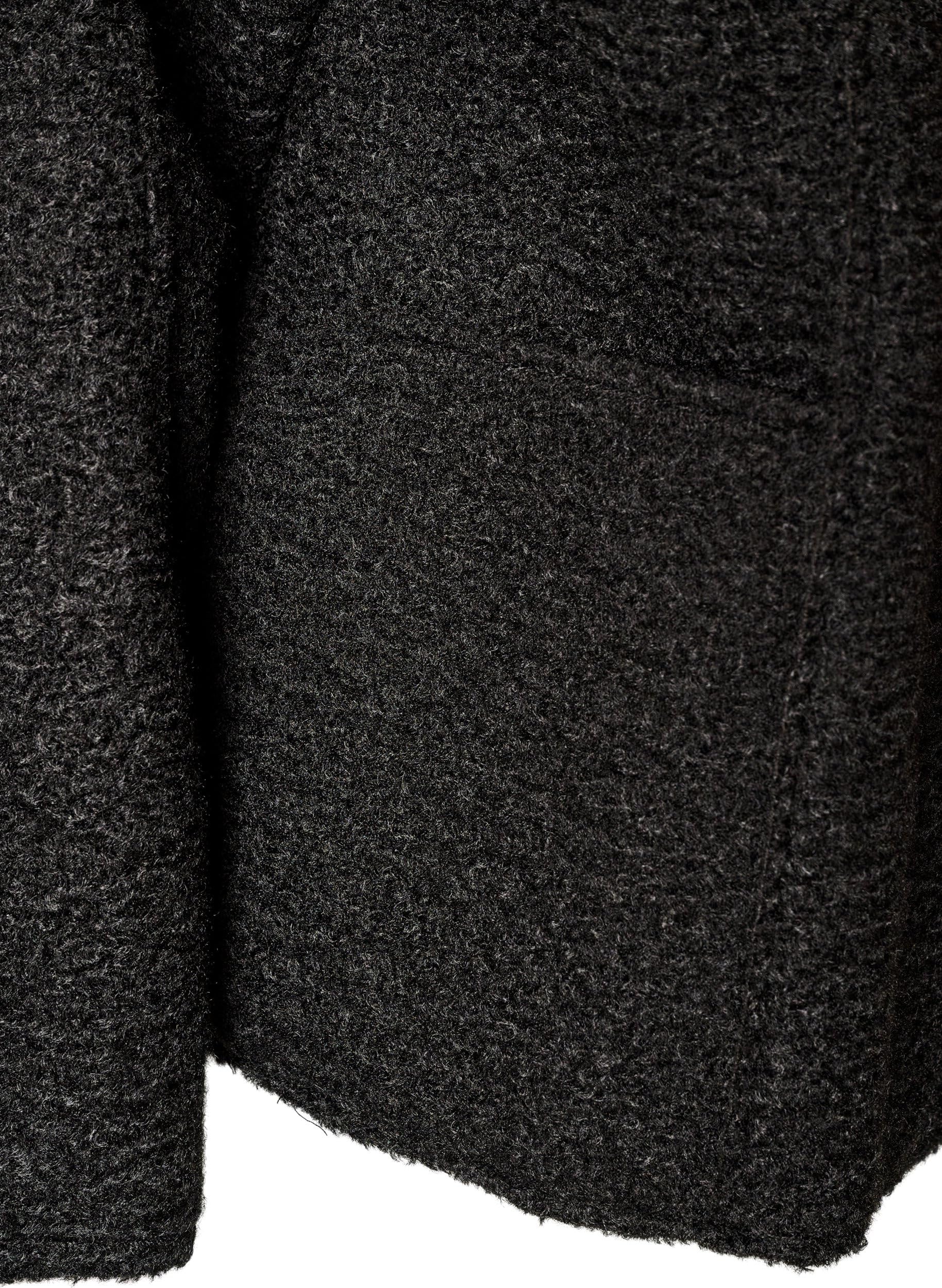 Zizzi Damen Große Größen Strickjacke Fleece Taschen Locker Größe 42-60