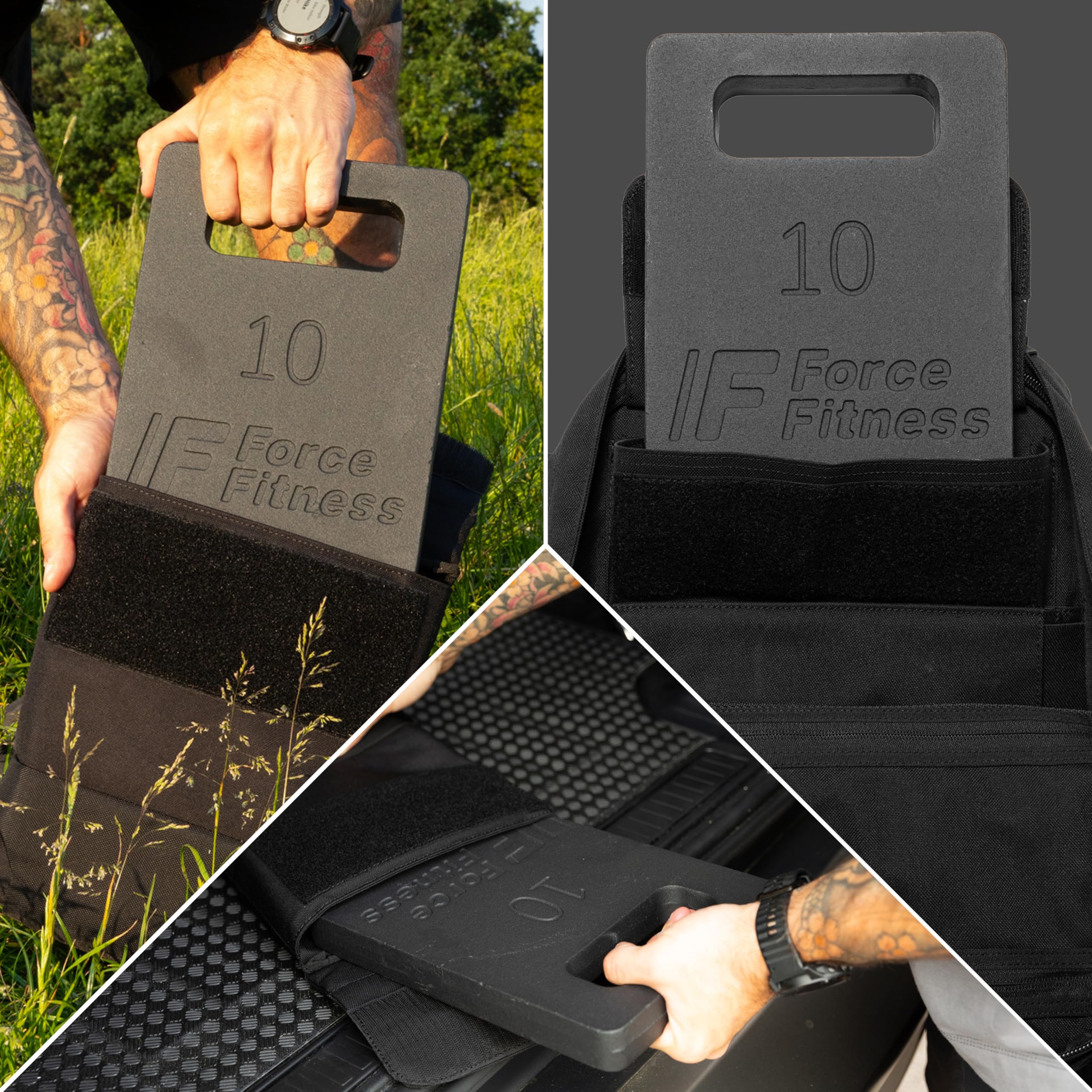 Force Fitness Peso de la mochila Rucking