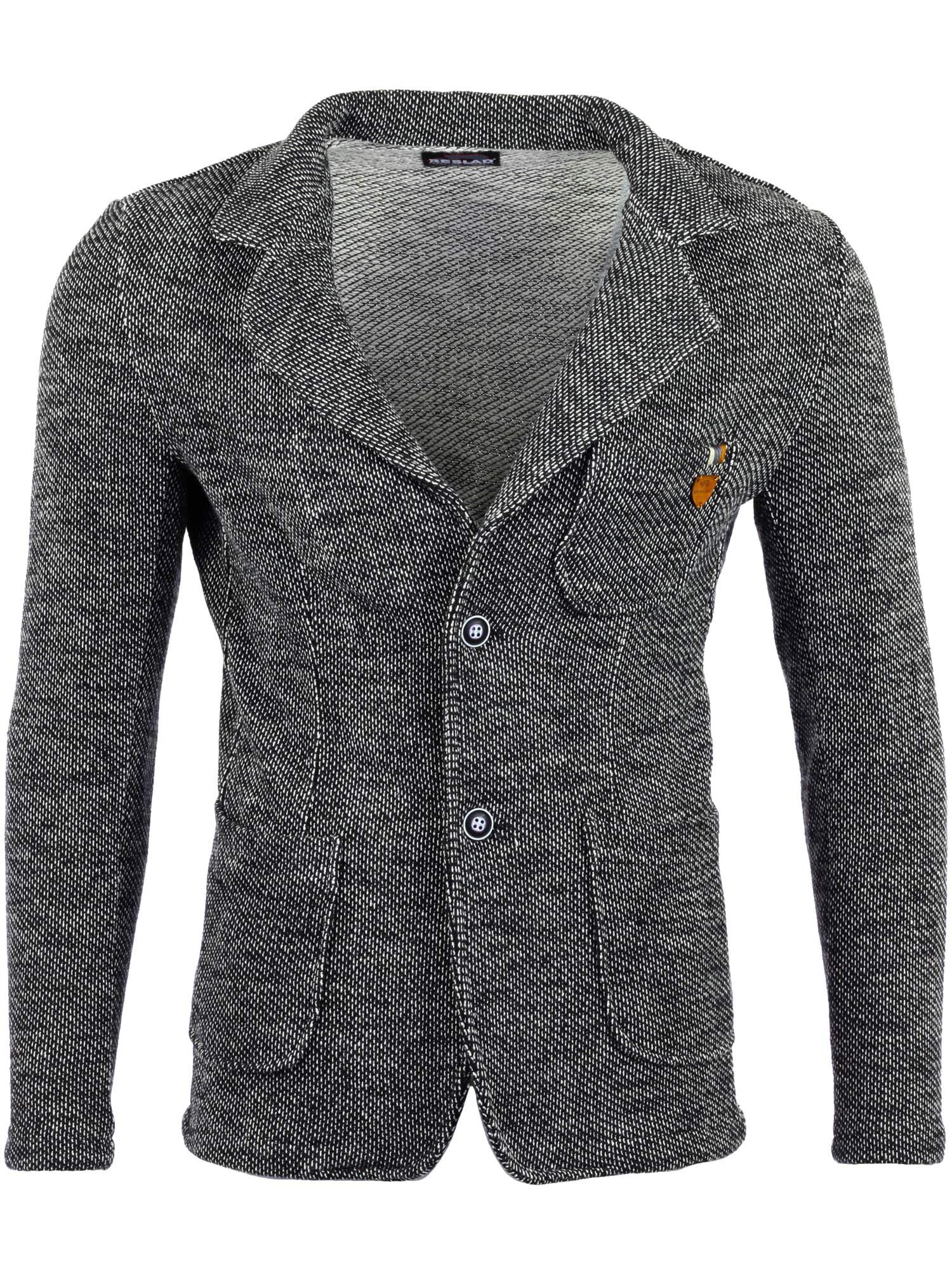 Reslad Męska marynarka sportowa kurtka marynarka slim fit rekreacyjna marynarka męska RS-1421