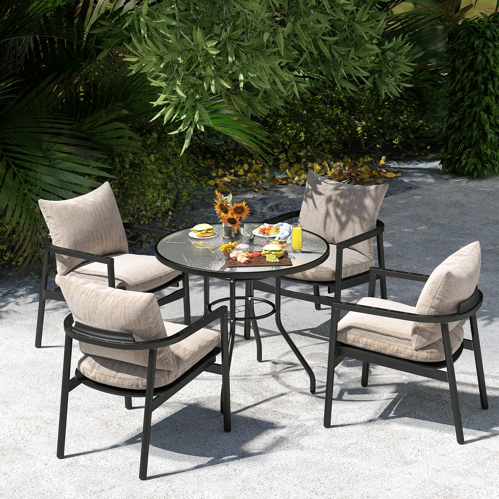 12 ft tilt patio umbrella GRAND Patio 11FT Cantilever Patio Umbrella with Base