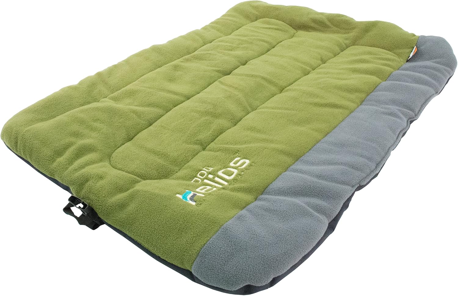 review DOGHELIOS 'Combat-Terrain' Cordura-Nyco Reversible Nylon and Polar Fleece Travel Camping Folding Pet Dog Bed Mat, Large, Olive Green, Grey