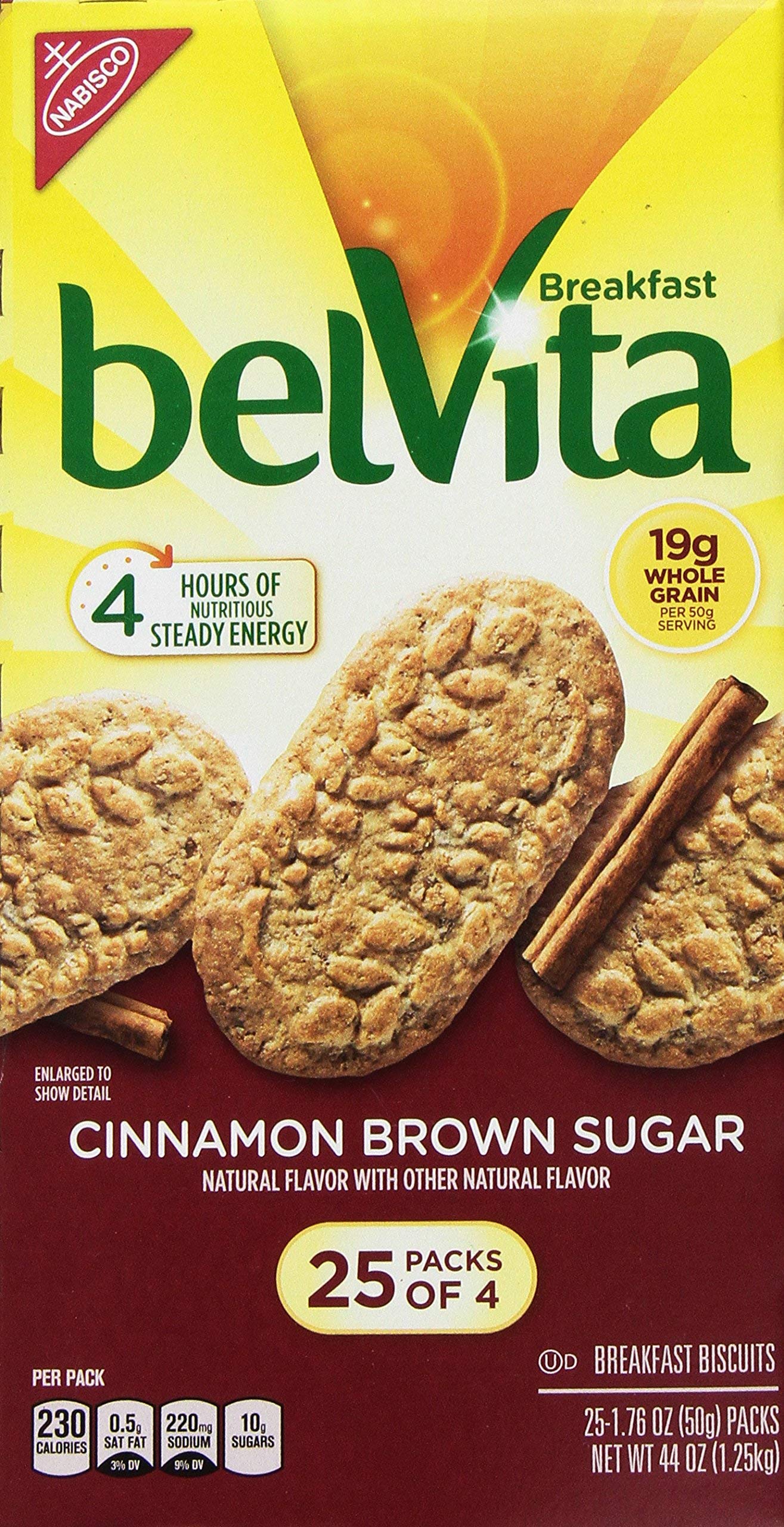 Belvita Cinnamon Brown Sugar Breakfast Biscuits (4 Pack)