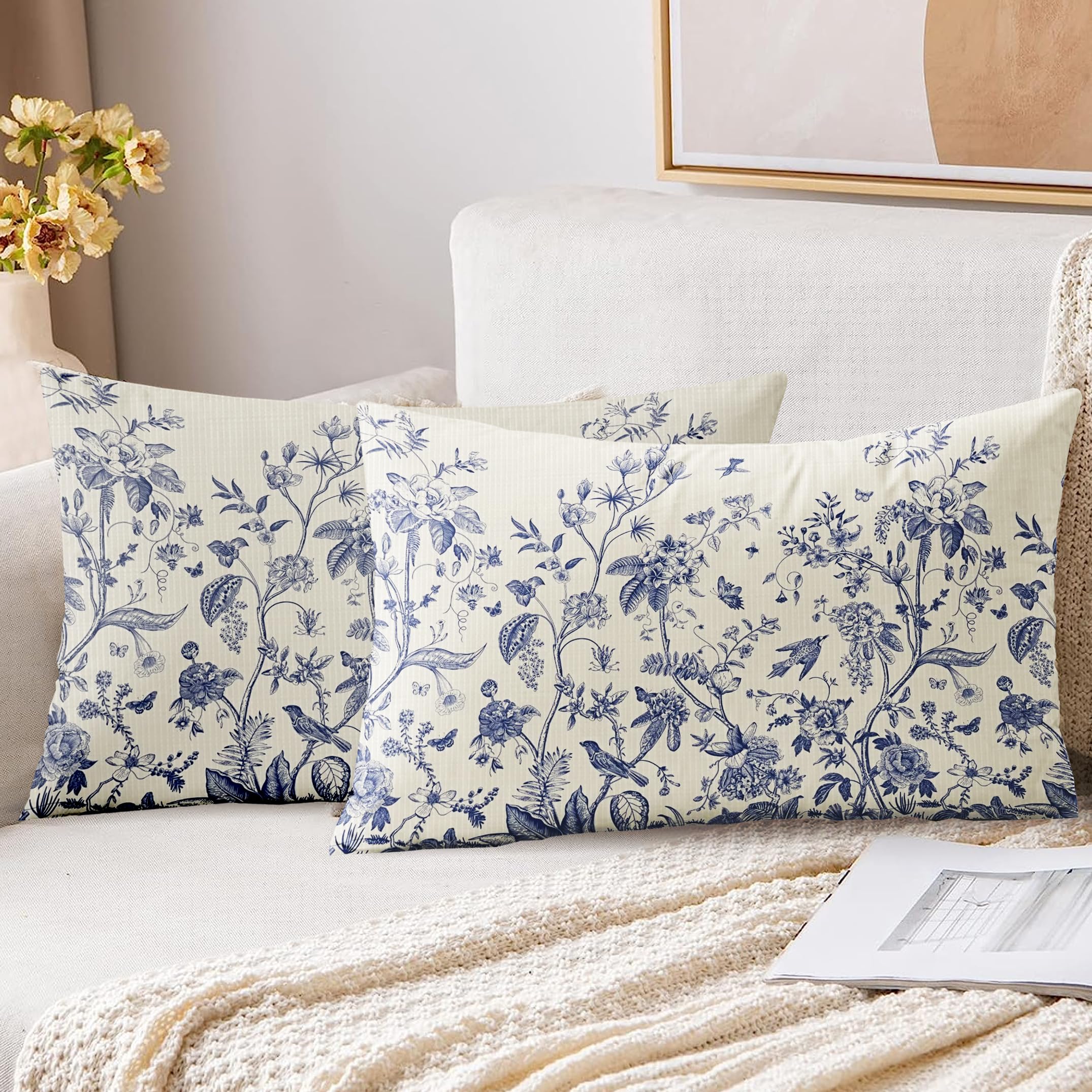XPHZZL Cushion Covers Set of 2 Pack 30 x 50 cm