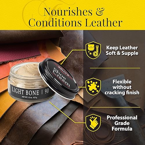 Miniatura 177 de Kelly's Shoe Cream - Pomada profesional para zapatos, 1.5 onzas, varios colores disponibles, Blanco B079VSF86S