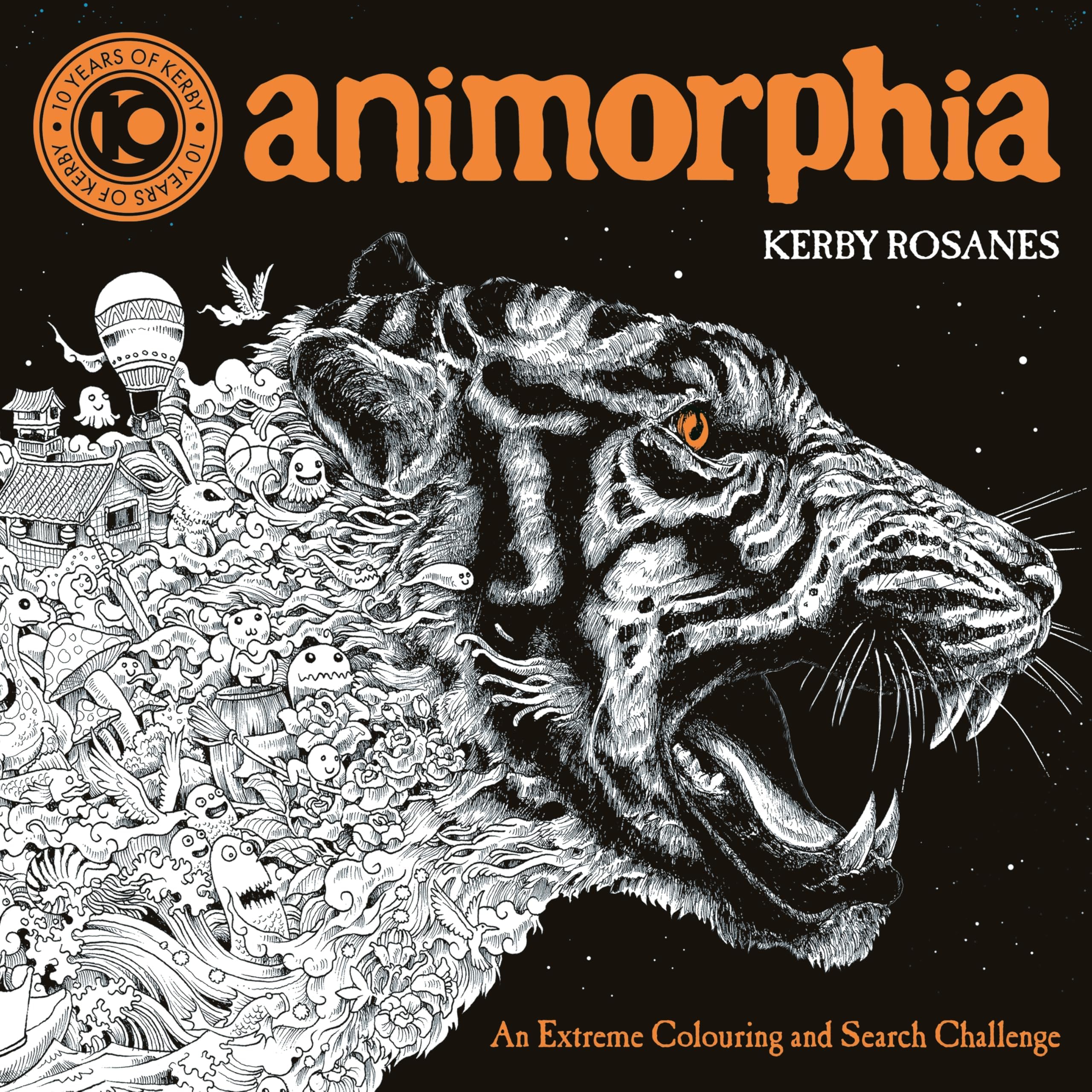 Animorphia: An Extreme Colouring and Search Challenge (Kerby Rosanes Extreme Colouring) Paperback – 25 June 2015