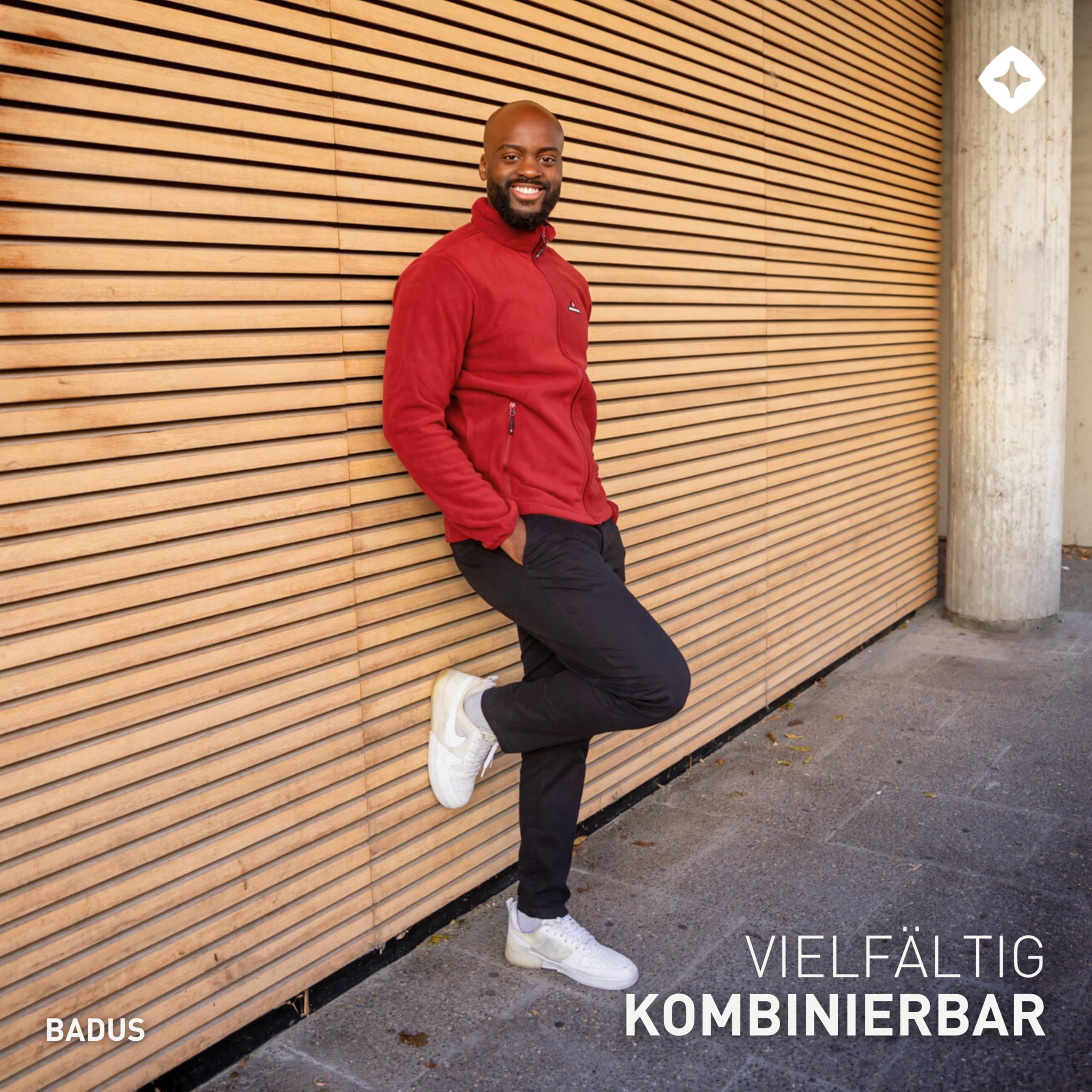 Höhenhorn Badus Chaqueta polar para hombre Cremallera completa Senderismo al aire libre Senderismo — view 2