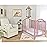Dream On Me Universal Convertible Crib Toddler Guard Rail in Rose, Compatible with Select Cribs, Crib to Toddler Bed Conversion, Easily Attachable