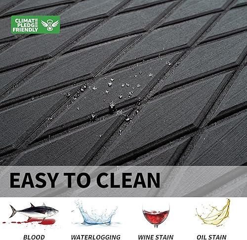 Miniatura 15 de Fullfire Suelo de lancha – Cubierta de espuma EVA para lanchas – Alfombra marina autoadhesiva para lanchas de motor, yate, kayak, RV