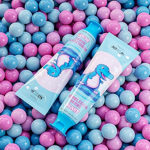 Miniatura 7 de NOBS Jr. Kids Nano Hydroxyapatite Pasta de dientes  Sin flúor, sin SLS, Remineralizante  Formulado por dentistas  Baya de goma de mascar  Fabricado