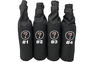 Immersive Blind Tasting Wine Game Bags for Spirited Wine Connoisseurs
