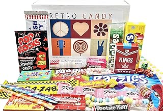 RETRO CANDY YUM ~ Care Package Assortment Gift Box Nostalgic Candy Mix f...