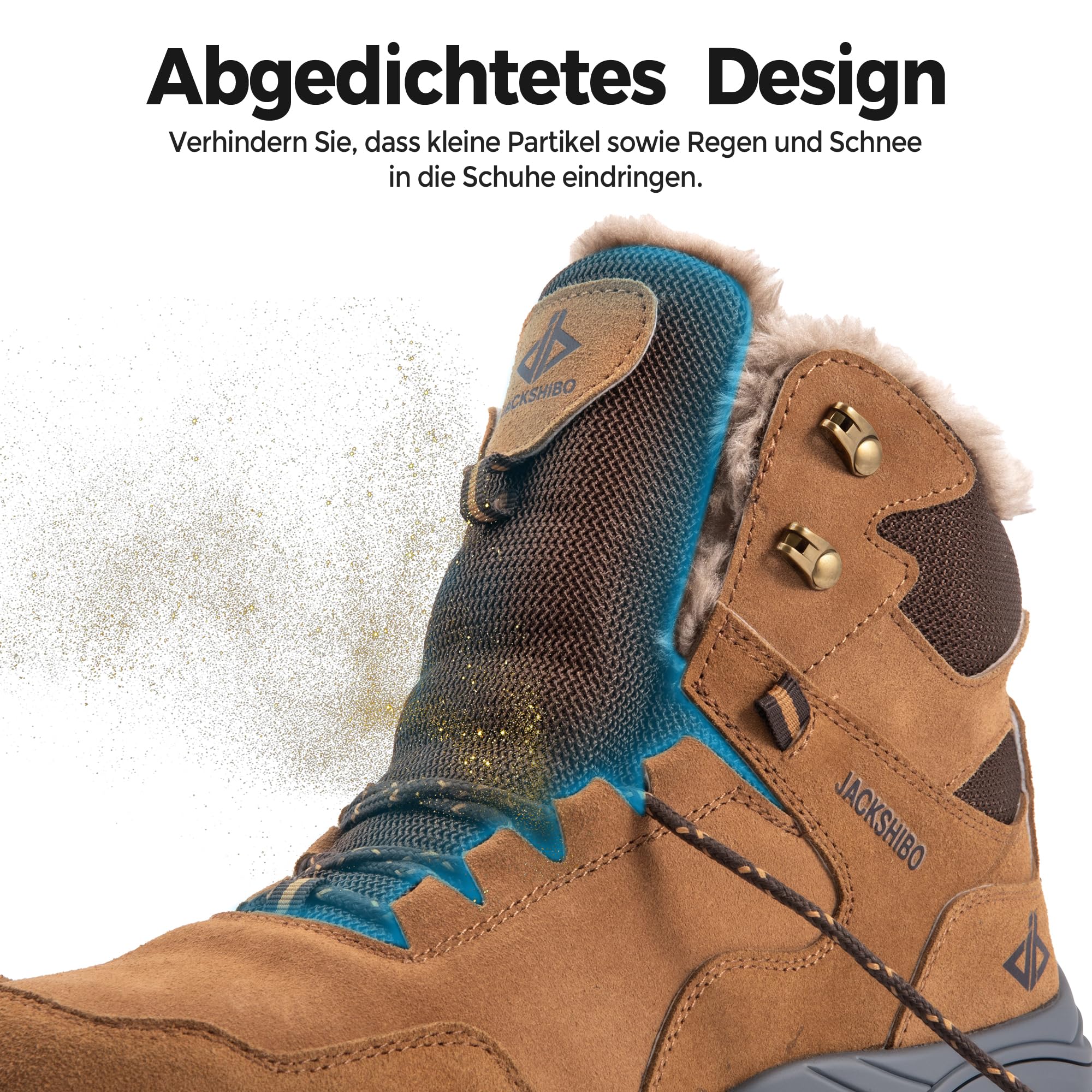 Herren Damen Winterschuhe Winterstiefel Schneestiefel Winter Wanderschuhe | Unisex Winter Schuhe Warme Gefüttert Winterboots Schneeboots Outdoor Wasserdicht Rutschfest Trekking Stiefel