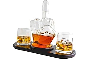 Just The Tipsy Wine Decanter: Give Them The Finger (And Perfectly Aerated Wine)