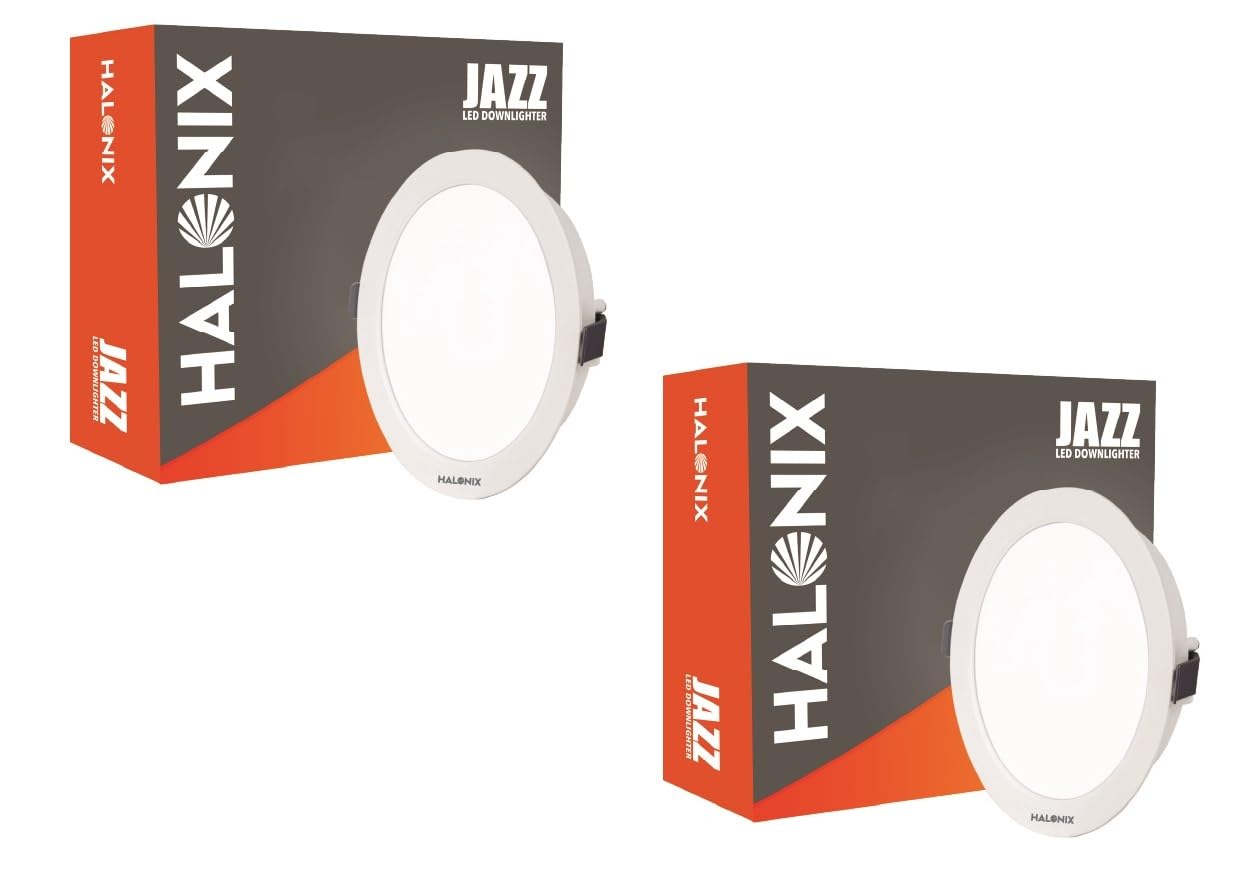 Halonix Jazz LED Downlighter - Warm White, Pack of 4 -6