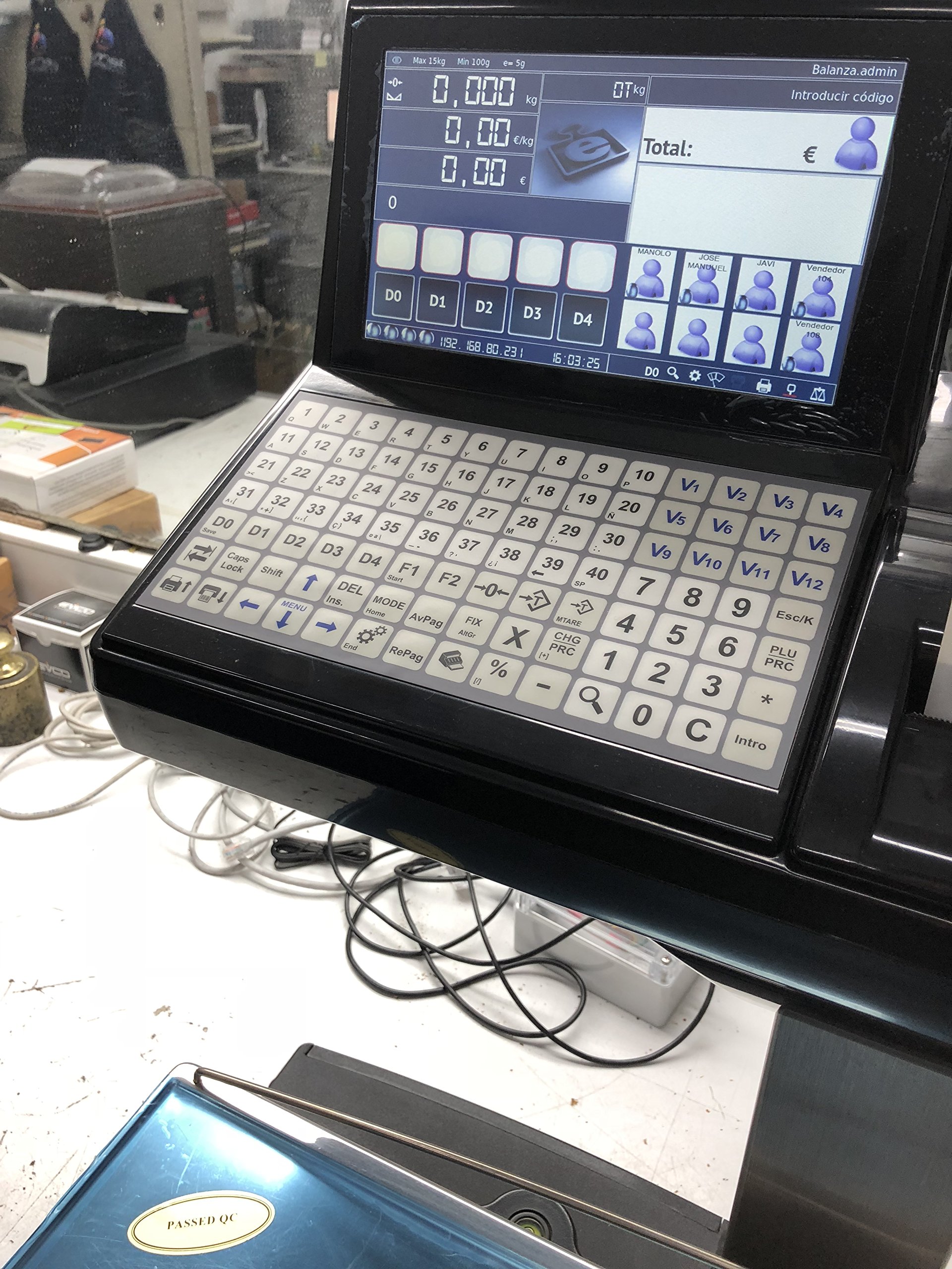 Balanza comercial epelsa con doppio corpo 20I Schermo Touch