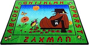 Amazon.com: Kids World Rugs Classroom Rug Daycare Lady Bug 6x9 : Home ...