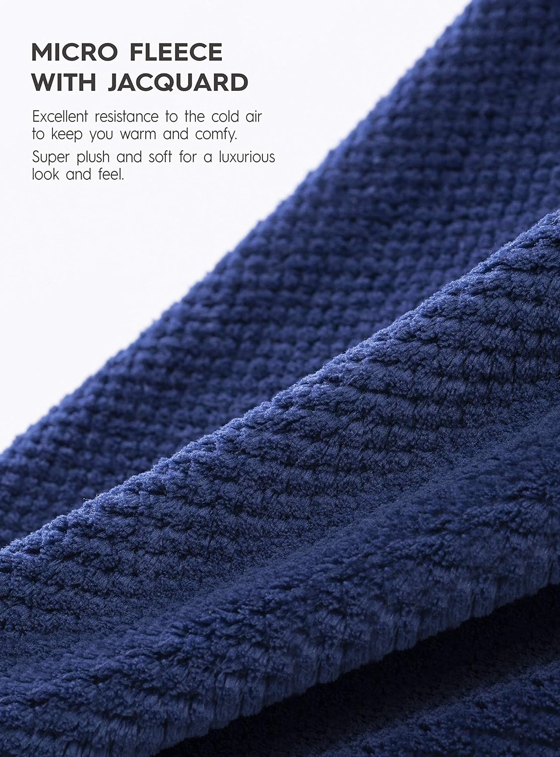 DAVID ARCHY Men's Soft Fleece Plush Robe Full Length Long Bathrobe at  Men’s Clothing store