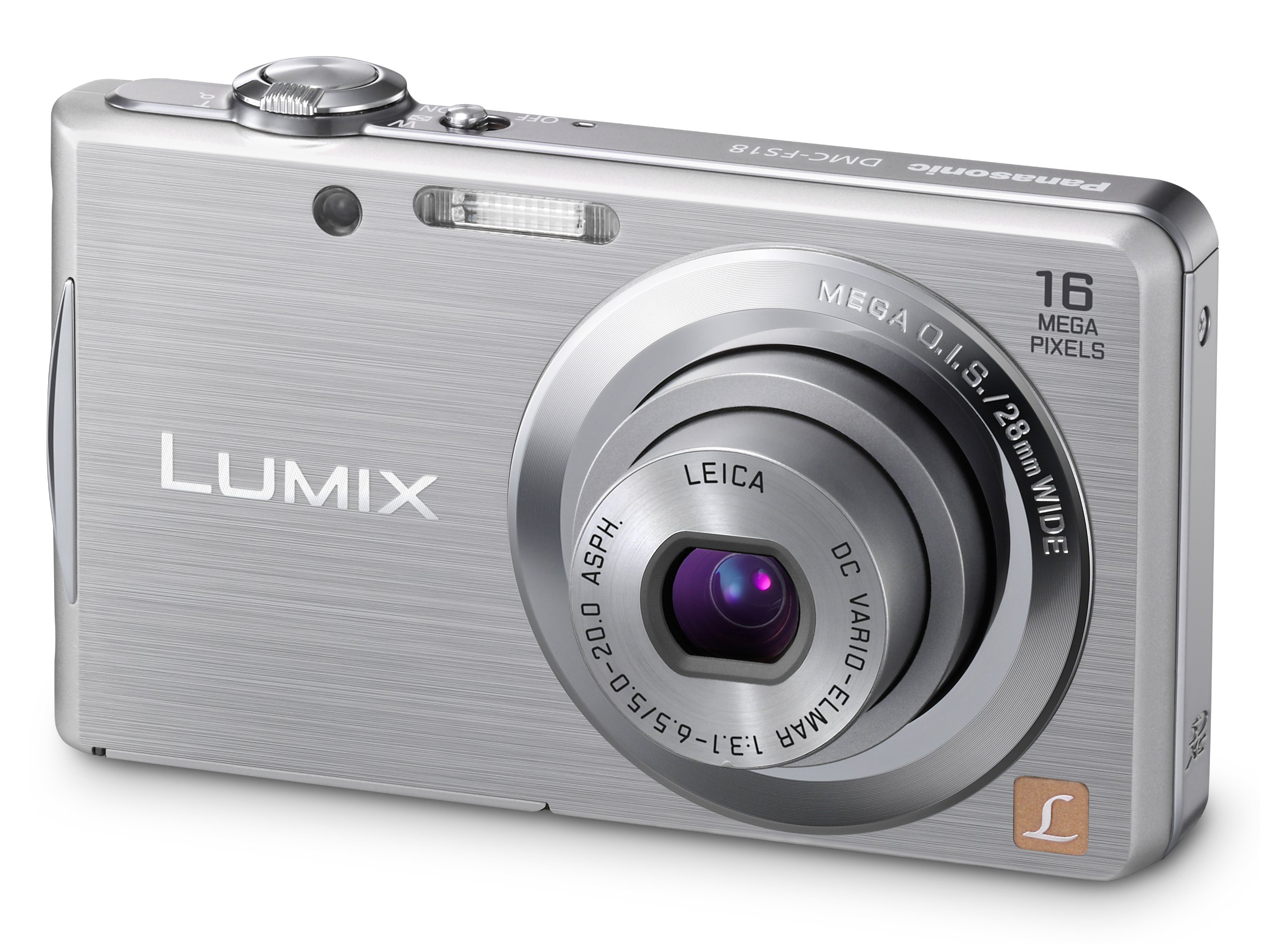 Panasonic Lumix FS18 Digital Camera - Silver (16.1MP, 4x Optical