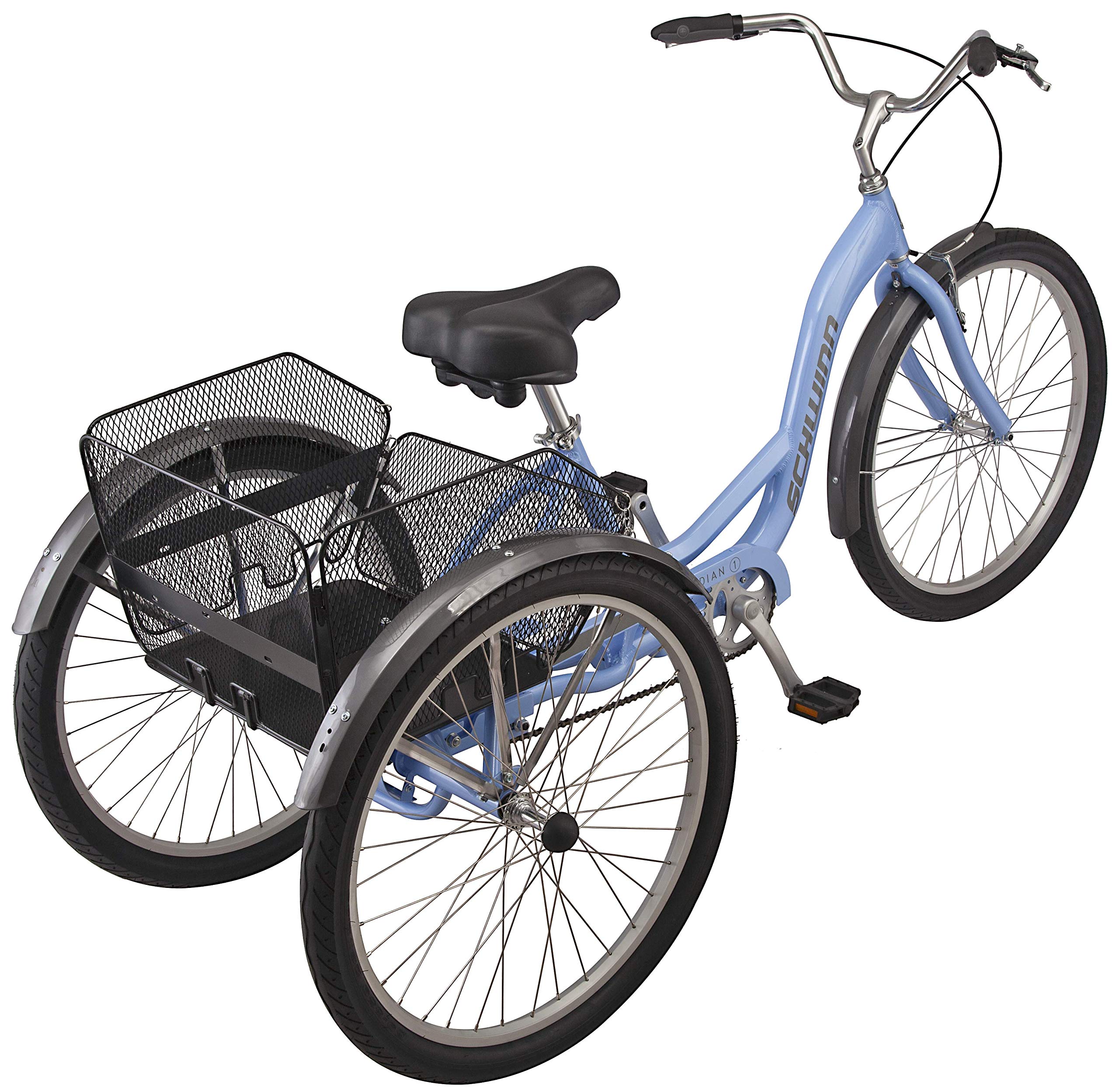 Schwinn Meridian Adult Tricycle, 24 or 26Inch Wheel Options, Low Step
