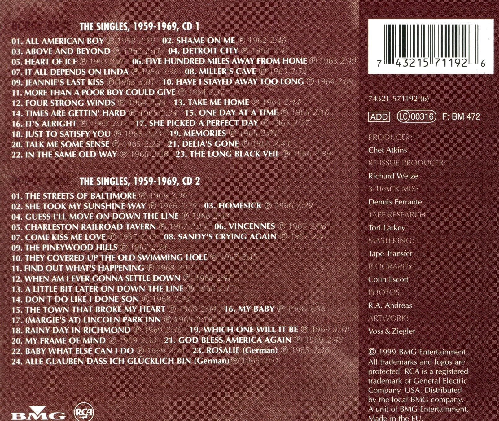 Singles 1959-1969