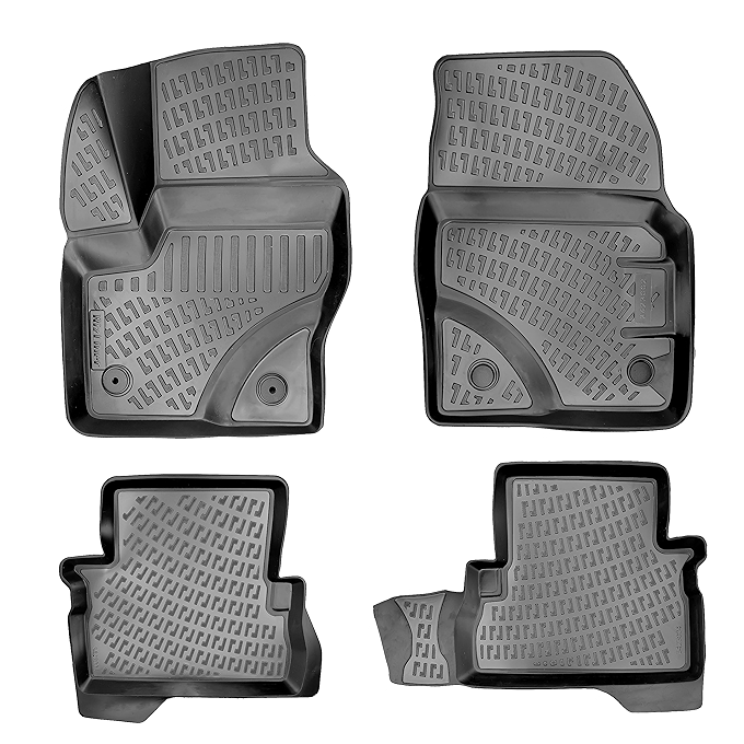 RizLiner 福特Escape 2013-2019及C-MAX 2013-2018 专用3D橡胶地垫 防水防滑 全季重型车垫