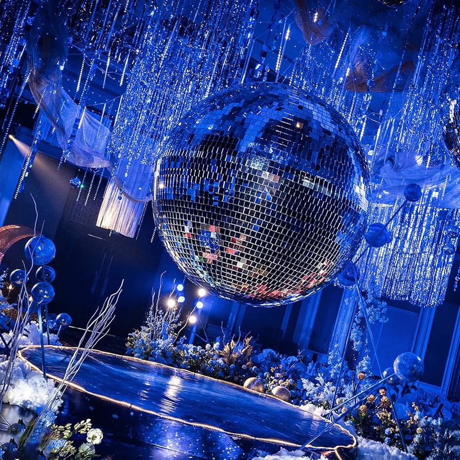 最終値下げ　　　　 本格ディスコボール 約60cm シルバー 最終値下げ 本格ディスコボール 約60cm シルバー Amazon.co.jp