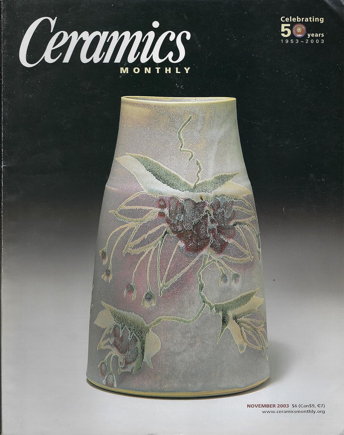 Ceramics Monthly Magazine. November 2003. Single Issue Magazine. Hall