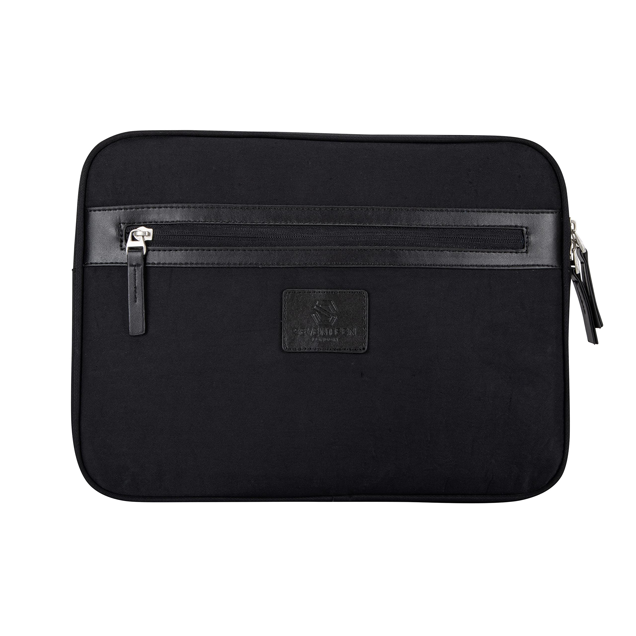 SEVENTEEN LONDONModern 'Kingston' Padded Laptop Sleeve in Black for 14 Inch Laptops