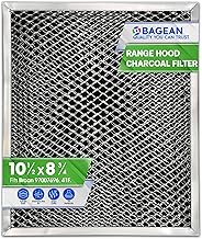 Stove Hood Vent Filter 10.5" x 8.8" 41F 97007696 Fit's Nutone & Broan Range Hood Filter Replacement for Ductless Exhaust Fan - Mesh Screen Filters Grease & Carbon Freshens Kitchen Oven Air (1-Pack)