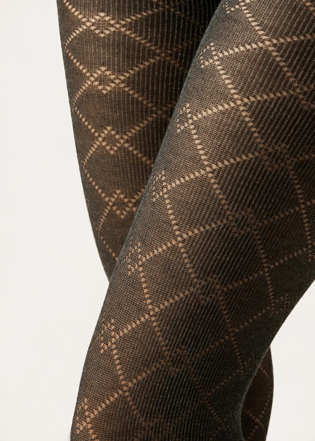 CALZEDONIA Woman's Diamond Tights with Cashmere - Image 4