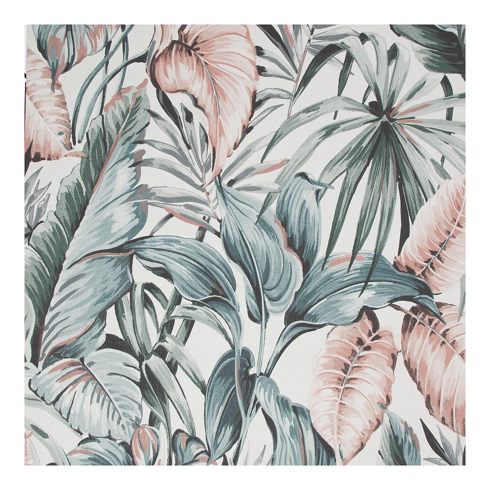 Sublime Leaves Exotique Light Grey Wallpaper