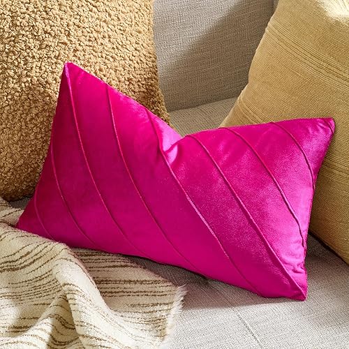 Vista 119 de GIGIZAZA Juego de 2 fundas decorativas de terciopelo de 18 x 18 pulgadas, fundas de almohada cuadradas de color verde azulado para sofá, fundas