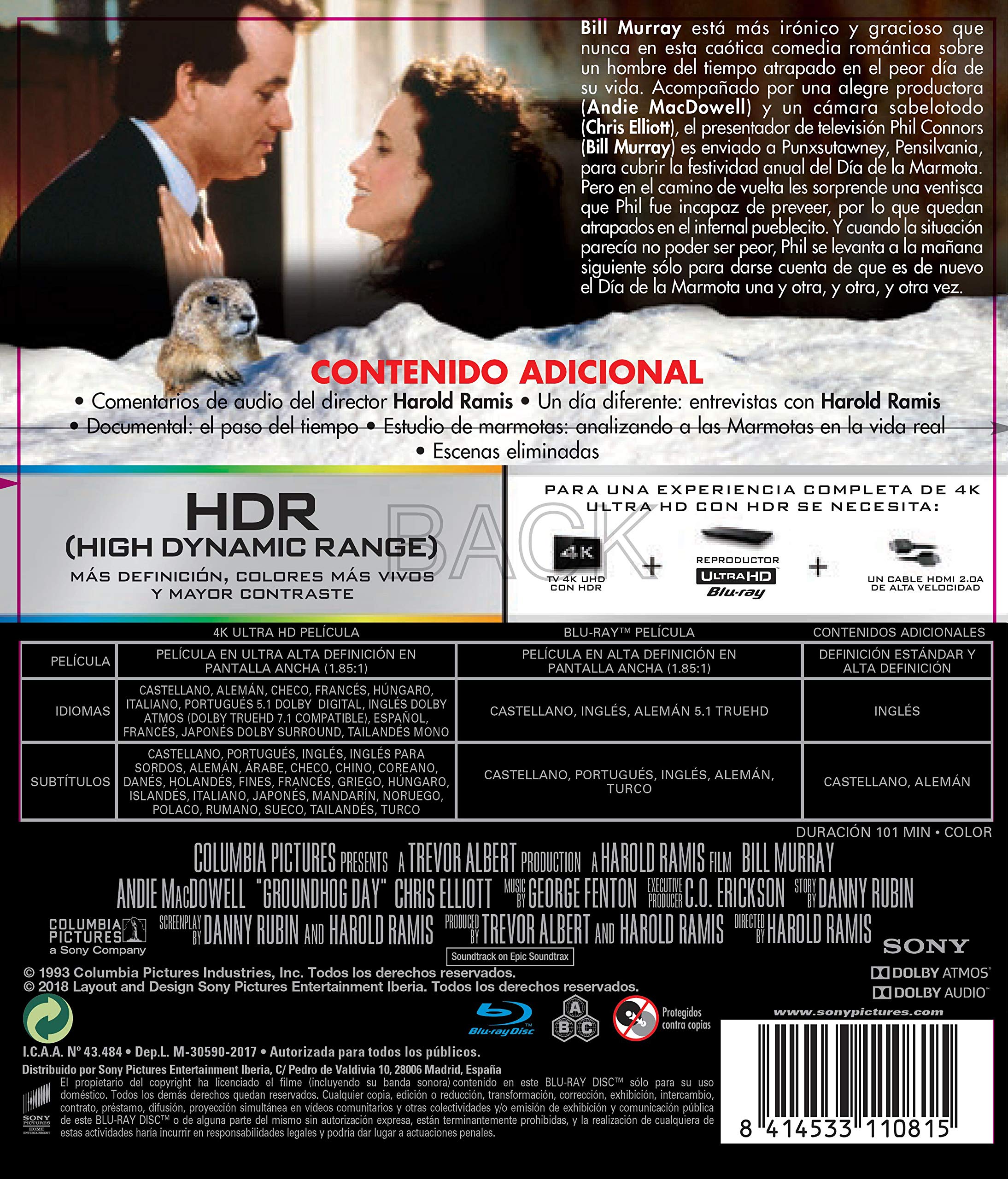 Atrapado En El Tiempo (4K Ultra-HD + BD) [Blu-ray]