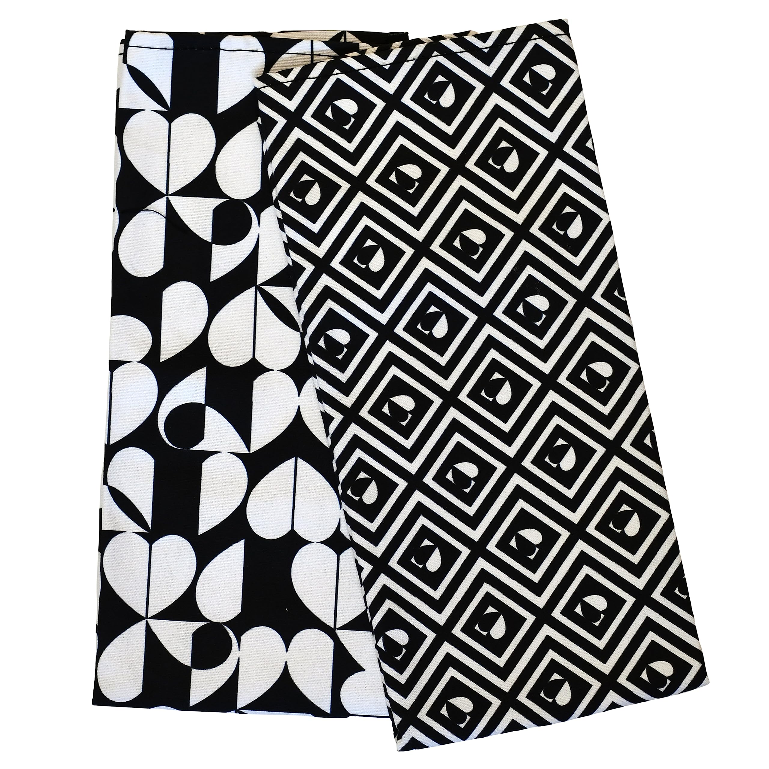 Beau & Elliot Monochrome Set of 2 Tea Towels