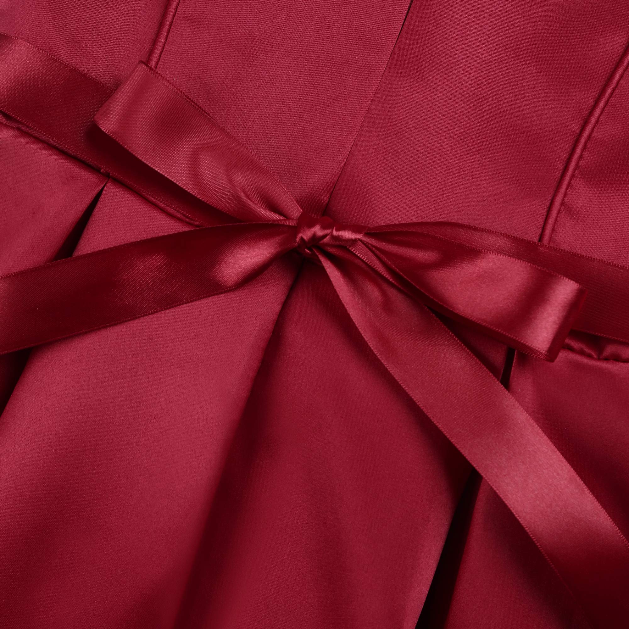 Vestido de niña con Hombros Inclinados para Dama de Honor Boda