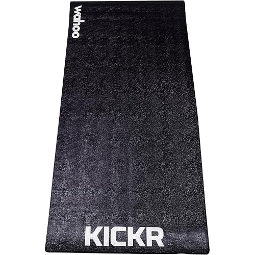 Wahoo KICKR MAT All-Purpose Noise Insulating Exercise Floor Mat for Indoor Cycling Trainers, Stationary/Spin Bikes, Yoga, Cross Training