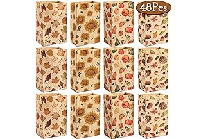 Whaline Fall Treat Bags: Festive Paper Goodies for Thanksgiving