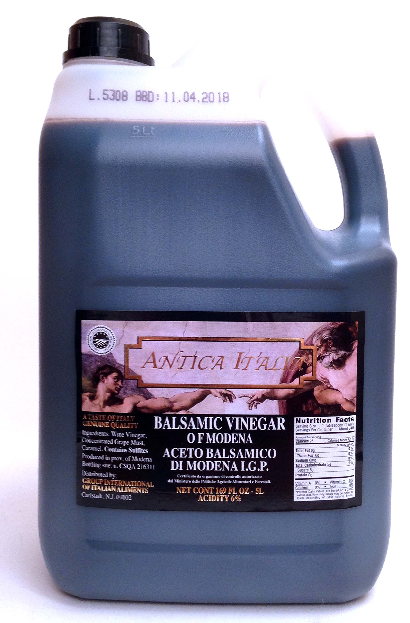 Antica Italia Balsamic Vinegar of Modena 5 Liter