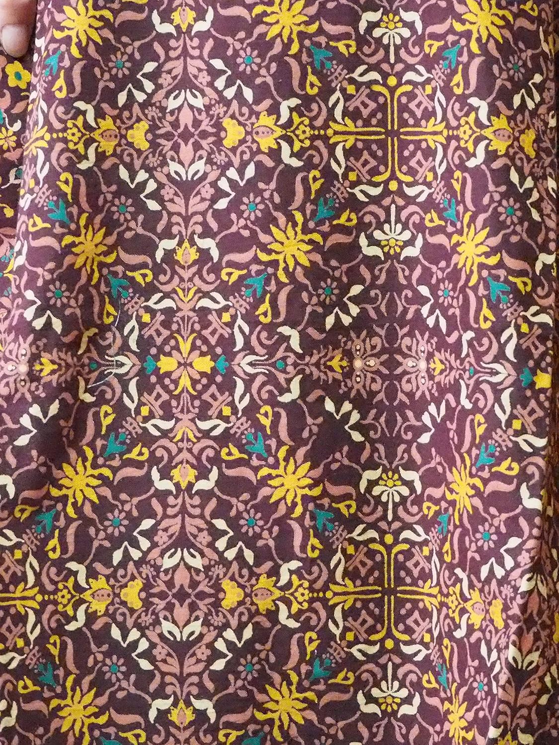 レトロポップ　総柄　エスニック　アジアン　ロング　エプロンドレス レトロポップ 総柄 エスニック アジアン ロング エプロンドレス