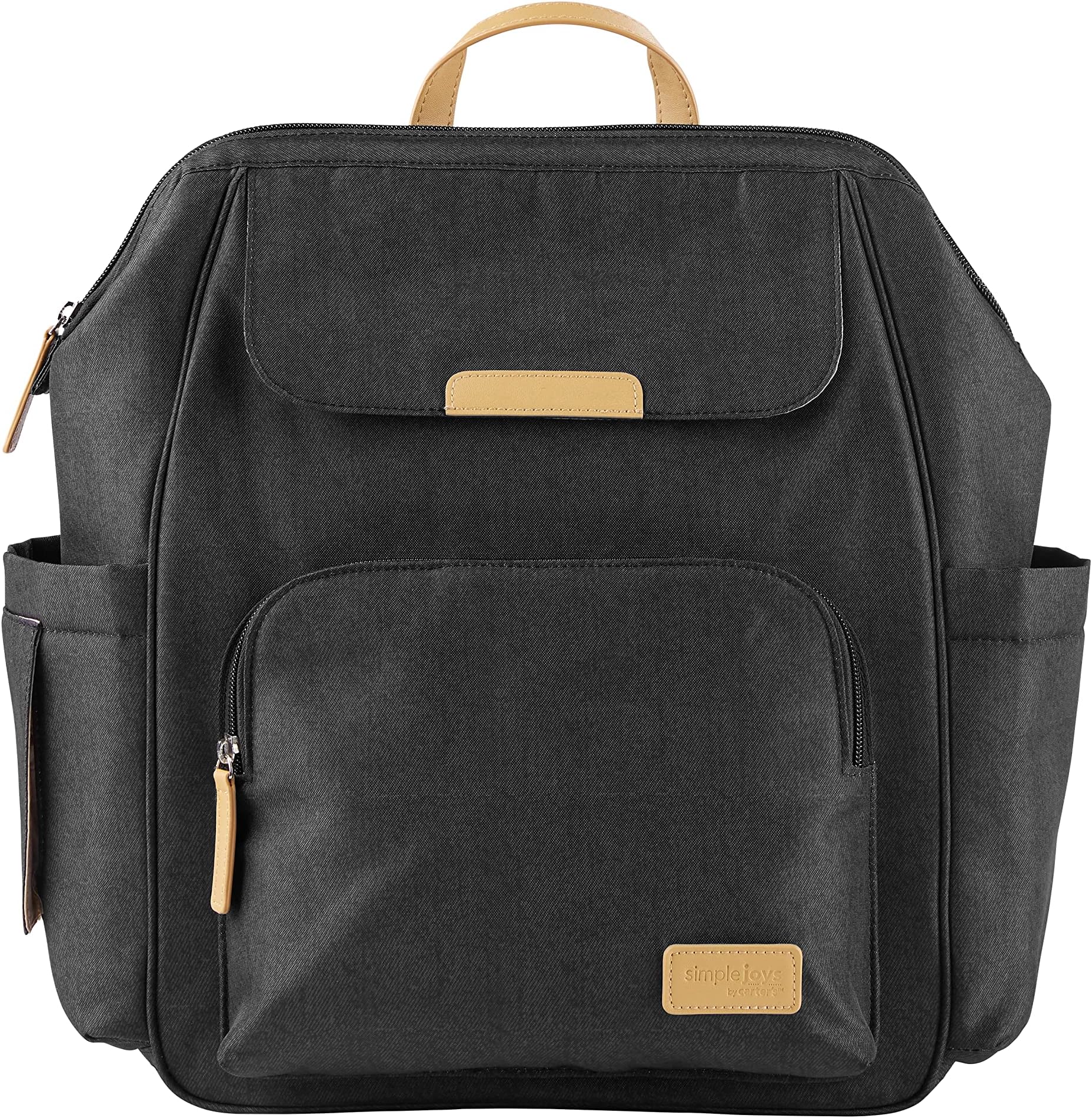 Simple Joys by Carter'sEveryday Diaper Backpack, Black, One Size