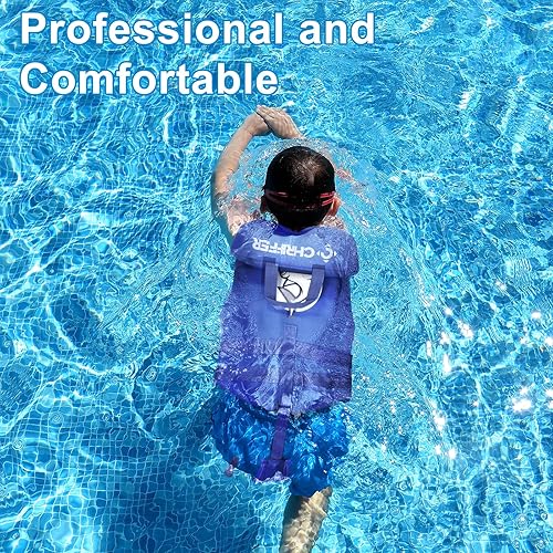 Miniatura 7 de Chriffer Kids Swim Vest Life Jacket for 20-70 Pounds Boys and Girls, Zipper Style Easy On and Off, Floatation Life Jacket for 2, 3, 4, 5, 6, 7, 8