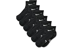 Boys Nike Socks for 8-10 Year Olds: Everyday Comfort, Cushioned Protection