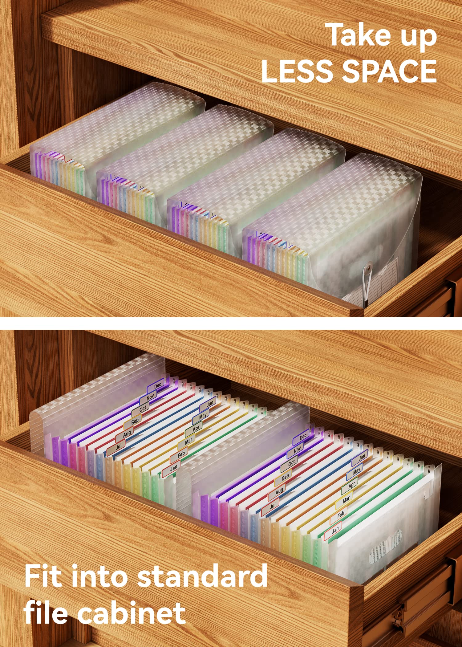 Snapklik.com : ABC Life 12 Pockets Accordion File Organizer Expanding ...