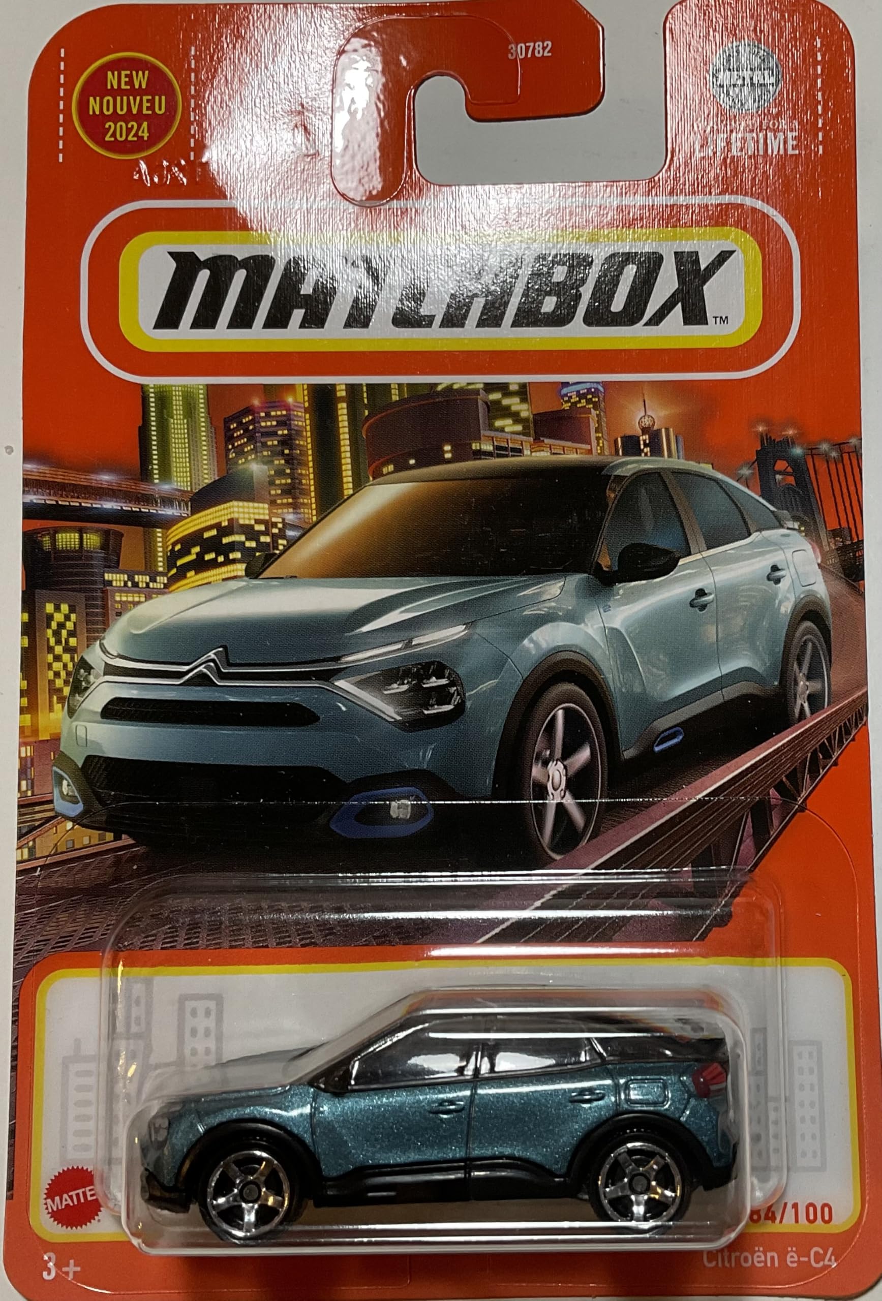 Amazon.com: Matchbox Light Blue Citroen e-C4 #84 1/64 Scale Car