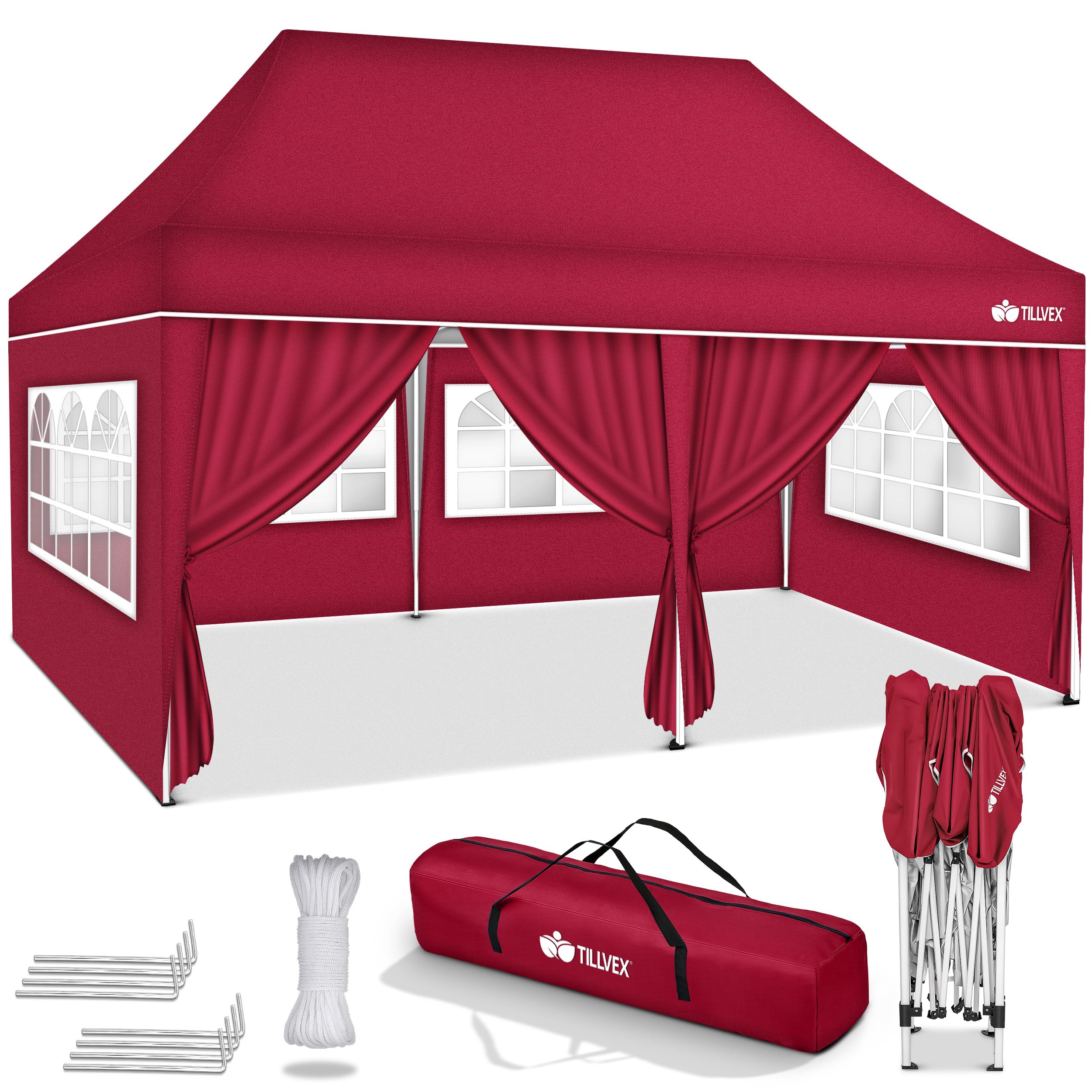 Longzhuo Porta Piatti In Feltro Per Camper E Roulotte, Organizer Per 8 Piatti, Con Maniglie, 27x20x18 Cm