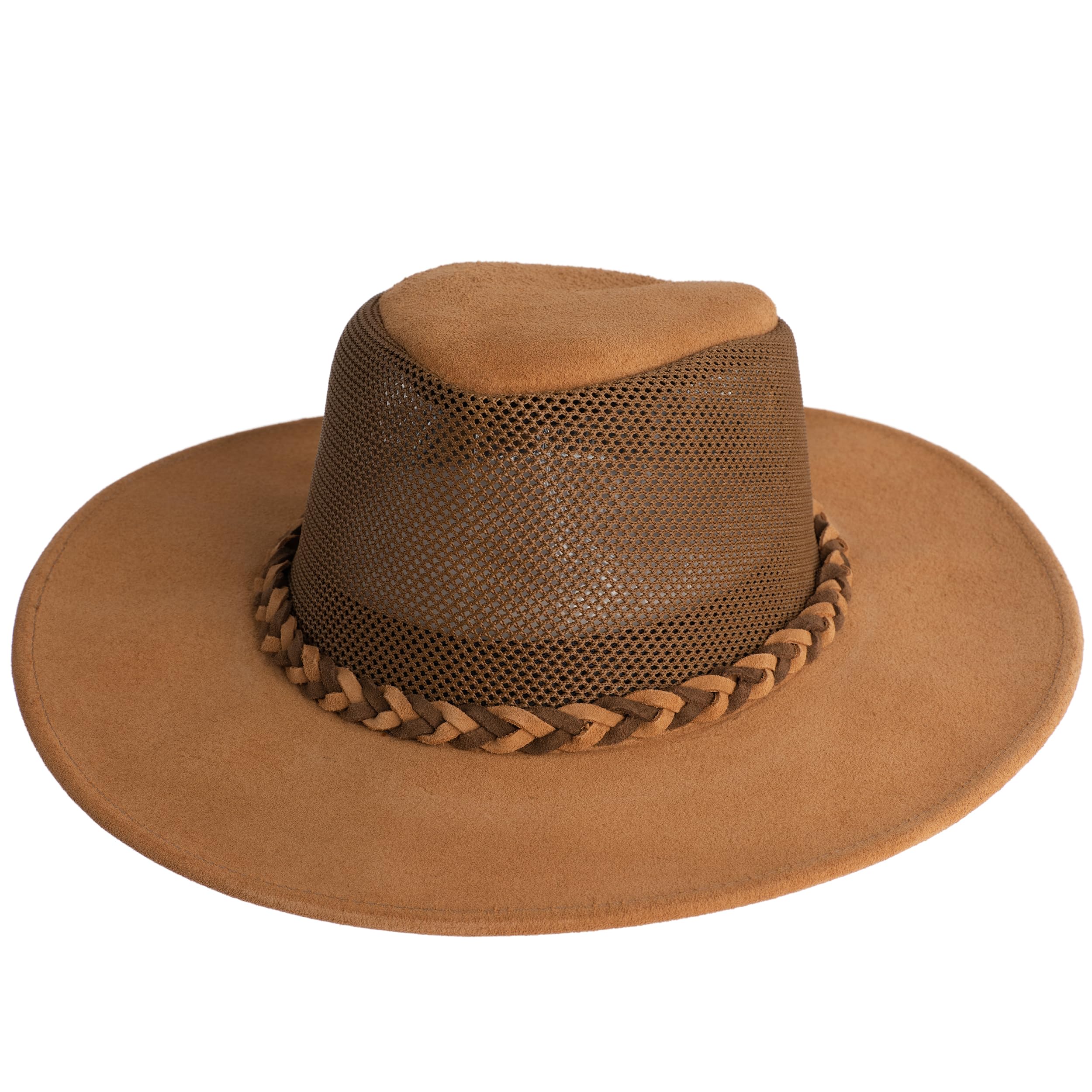 Wrangler Outdoor Explorer Hat - 3 Inch Brim with Mesh Crown - Perfect Hat for Hiking and Outdoor