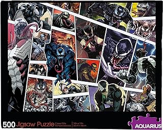AQUARIUS Marvel Venom Puzzle (500 Piece Jigsaw Puzzle) - Glare Free - Precision Fit - Officially Licensed Marvel Merchandise & Collectibles - 14x19 Inches