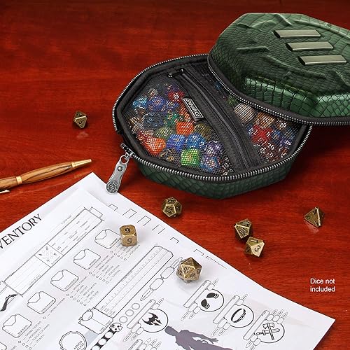 Miniatura 7 de ENHANCE DND - Bandeja de dados y funda para dados - Soporte para dados DND de edición coleccionista para hasta 150 dados DD con exterior resistente