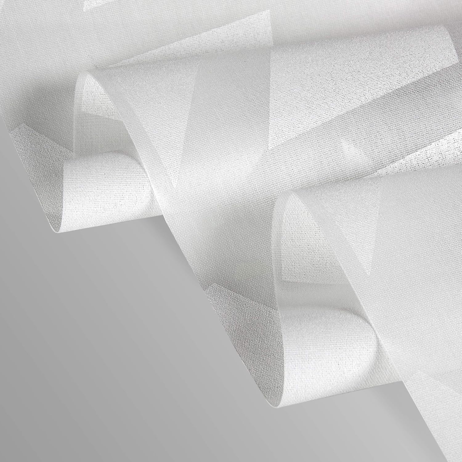 A&F Rod Décor - ICY White 4-Panel Single Rail Panel Track Extendable 48"-88" W x 94" H, Panel Width 23.5"