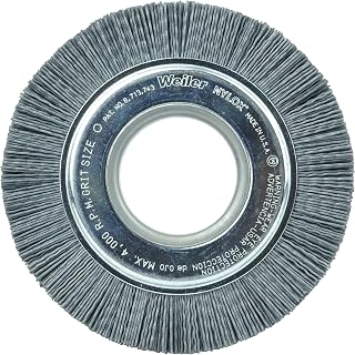 Weiler 83000 6" Crimped Filament Nylox Wheel.018/500SC Fill, 2" Arbor Hole, Made in The USA